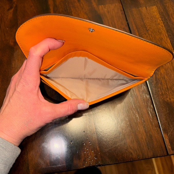 Coach orange snap envelope wallet - Picture 5 of 10